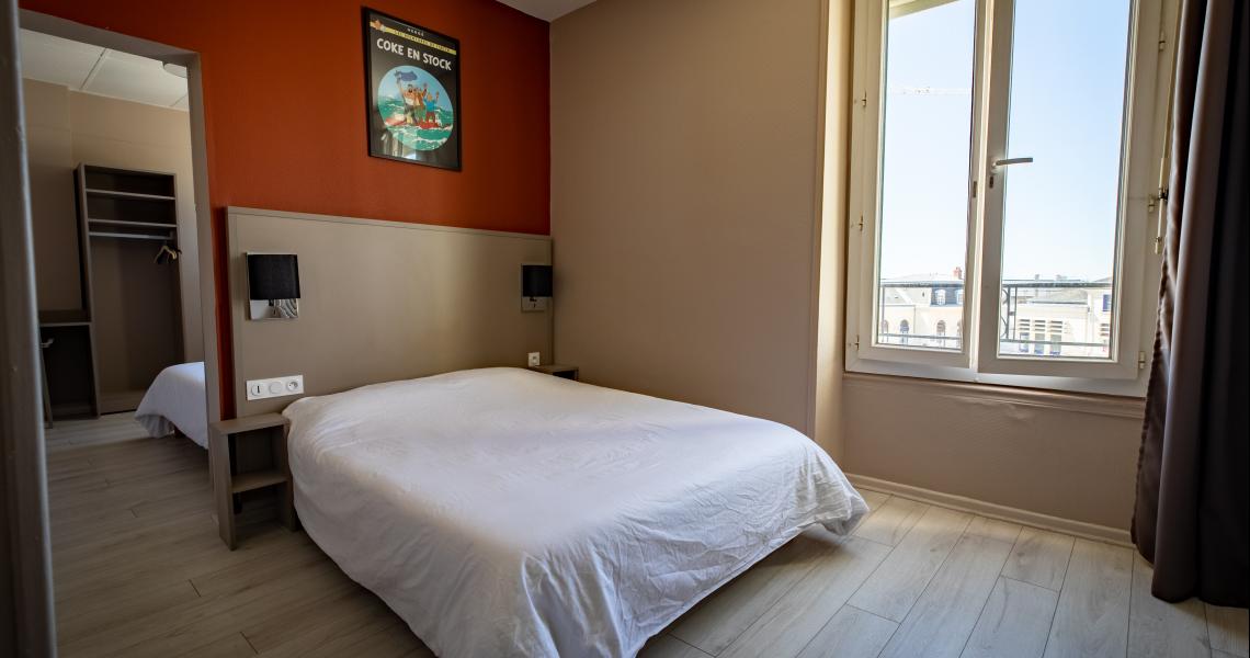Hotel de la gare chateauroux - chambre familiale 1