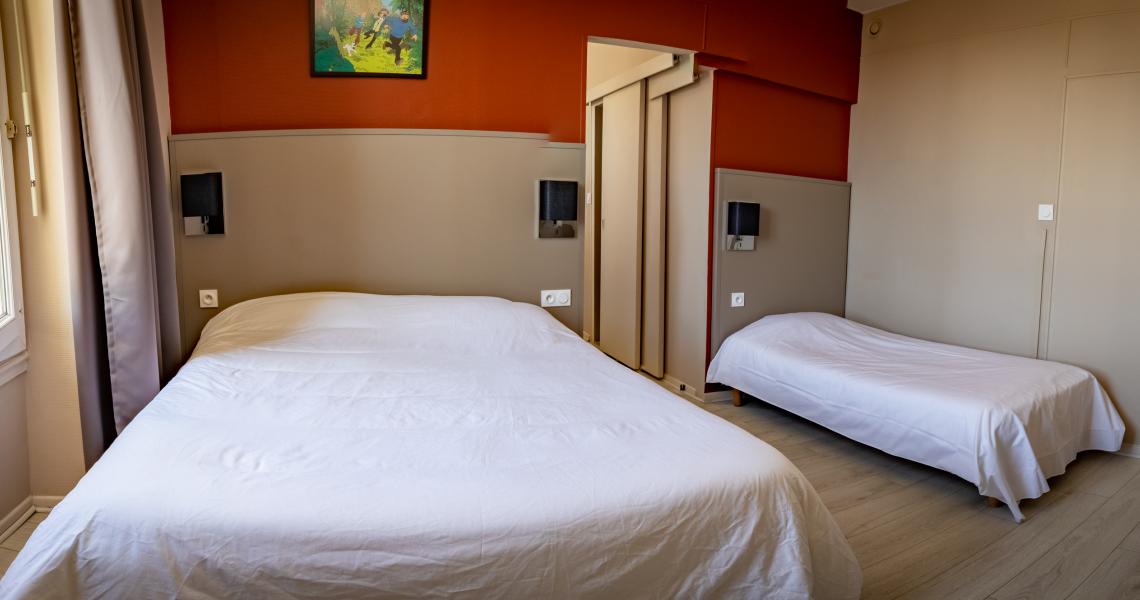 Hotel de la gare chateauroux - chambre familiale 4
