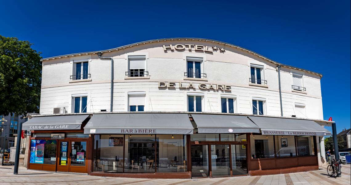 Hotel de la gare chateauroux - facade-2
