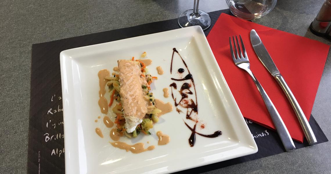 Restaurant - poisson - authentic by balladins - Dijon / Marsannay