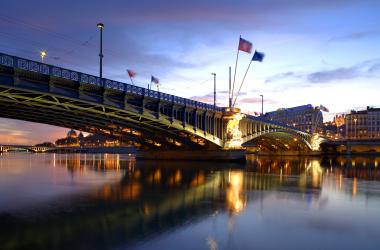 Le pont Lafayette sur le Rhône