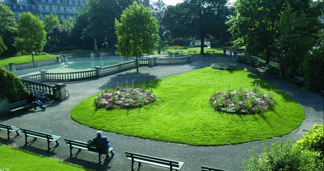 Jardin Darcy - Crédit photo : OT de Dijon - Atelier Demoulin