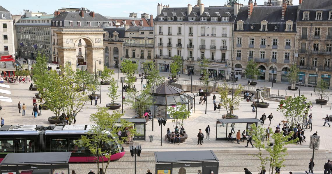 Place Darcy - Crédit photo : Ville de Dijon