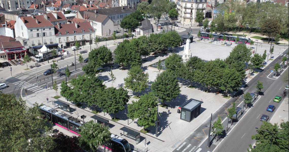 Place de la République -  Crédit photo : Ville de Dijon