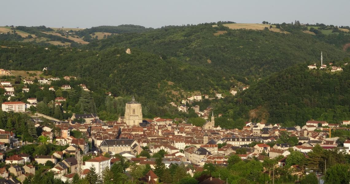 Bastide - Crédit photo : OT Villefranche-de-Rouergue