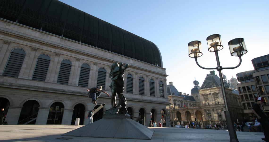 Depuis la Place Louis Pradel