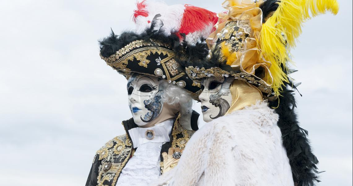 Les masques lors du carnaval d'Annecy