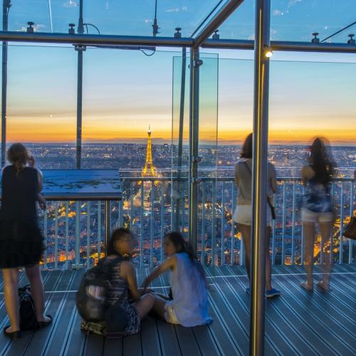 Tour Montparnasse : Vue panoramique au 56ème étage